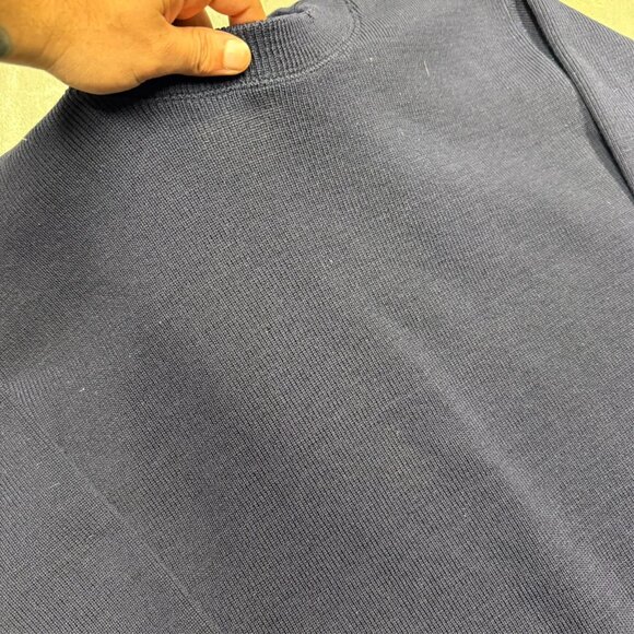 Vintage Filson 100% Virgin Wool Ribbed Knit Sweater Crewneck Navy Blue USA Small - Picture 4 of 7